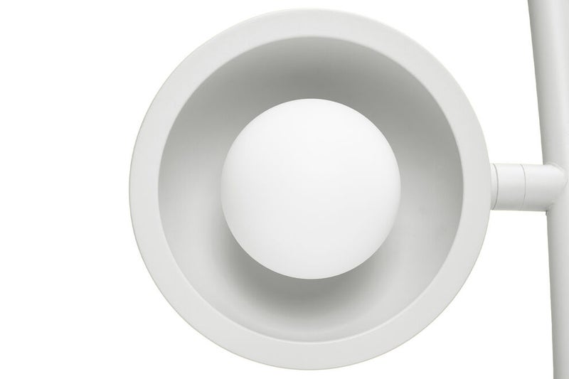 Fatboy Big Lebow floor lamp - For living and dining room - Adjustable caps and brightness for the right lighting- Powder coated steel - Light Grey - Image 5